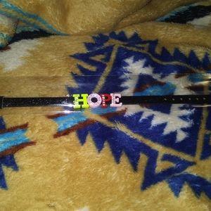Hope glitter bracelet
